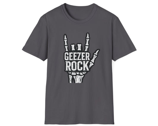 Geezer Rock Skeleton Tee - Gildan Softstyle