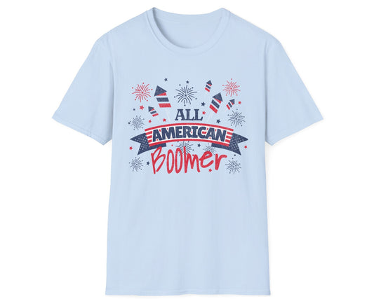 All American Boomer Tee - Gildan Softstyle