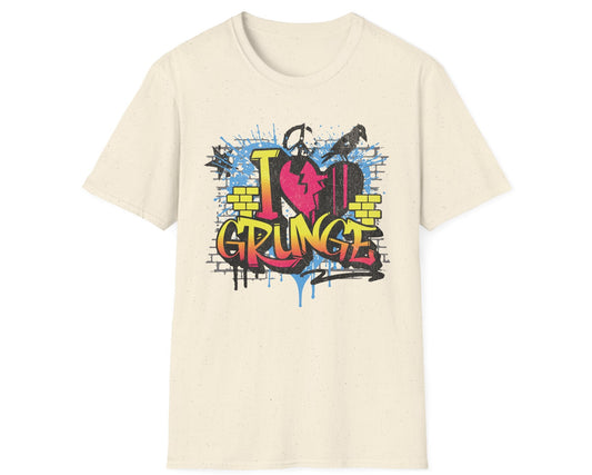 Graffiti Grunge Tee - Gildan Softstyle