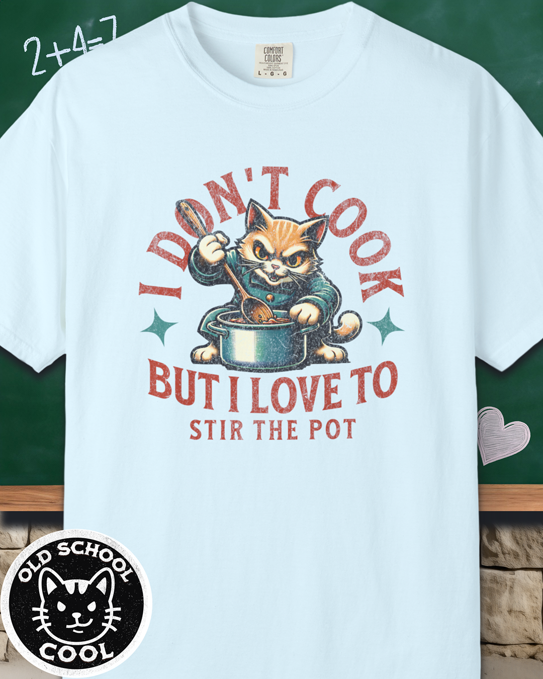 Stir the Pot Cat Tee