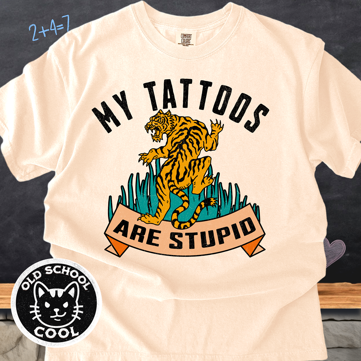 My Tattoos Are Stupid™ Vintage Tiger T-Shirt