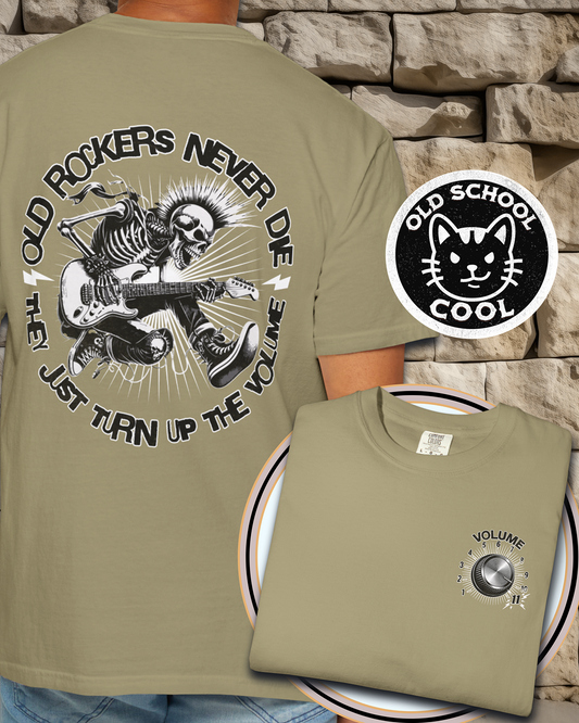 Rock Volume Tee - Back + Pocket-style Design