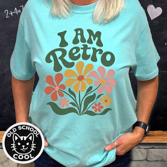 I Am Retro Floral Tee