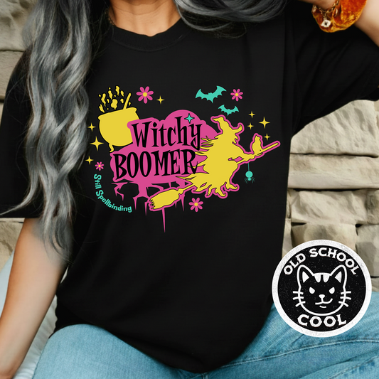 Witchy Boomer Tee - Halloween Shirt