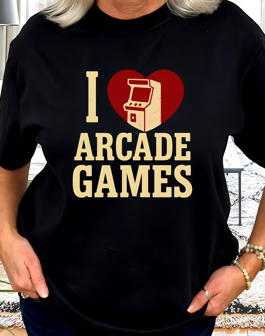 I ❤️ Arcade Games Tee