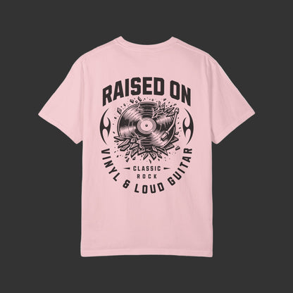 Raised on Vinyl & Loud Guitar T-Shirt
