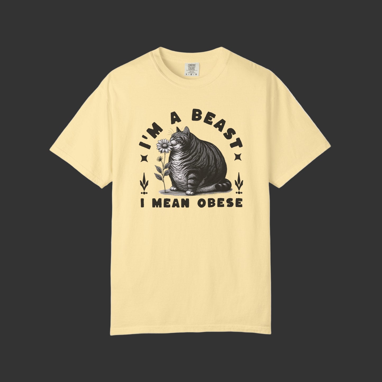 Obese Beast Cat T-shirt