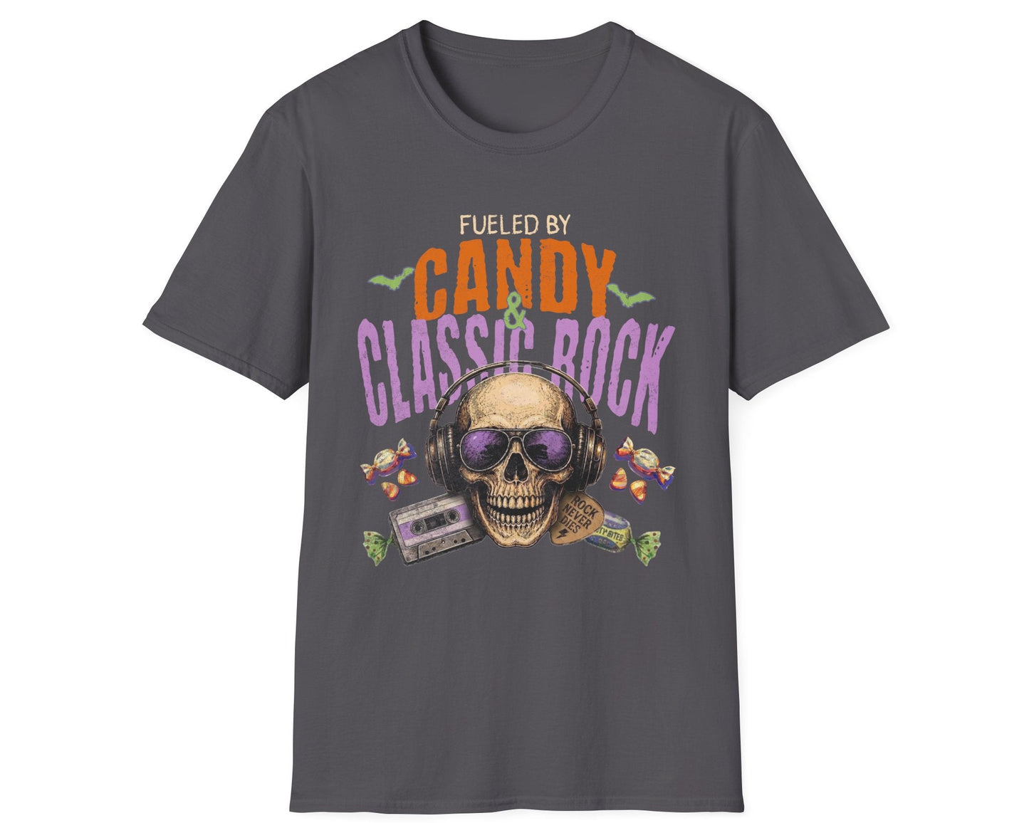 Candy Rock Halloween Tee - Gildan Softstyle