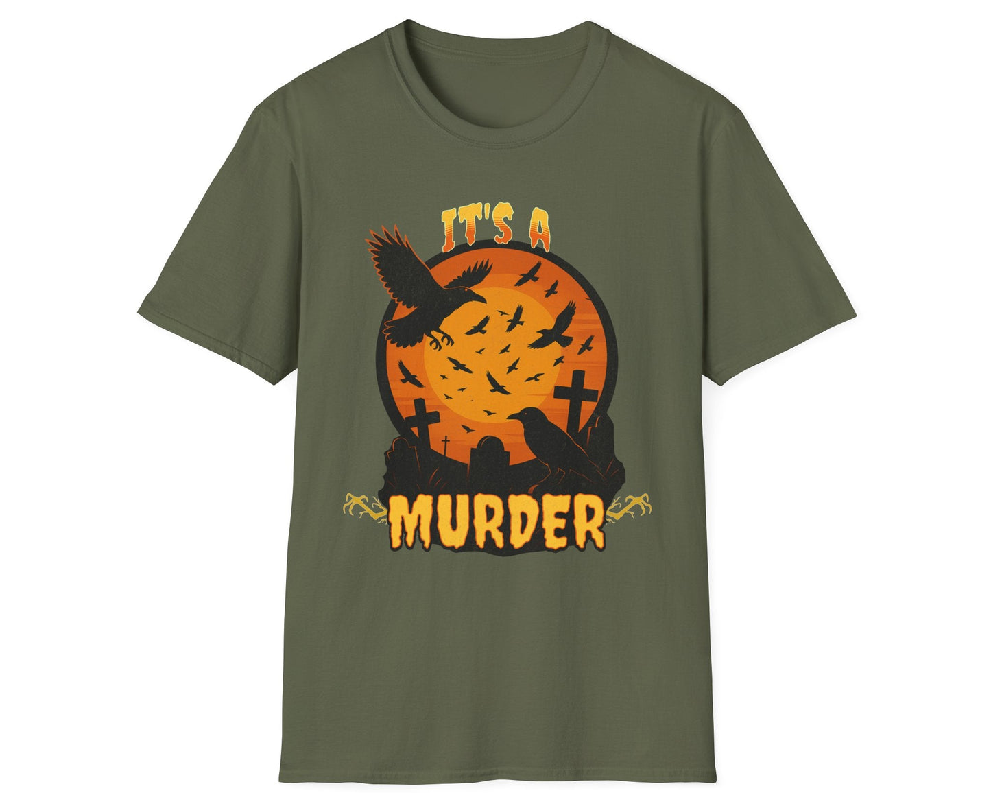 It's a Murder Crow Tee - Gildan Softstyle