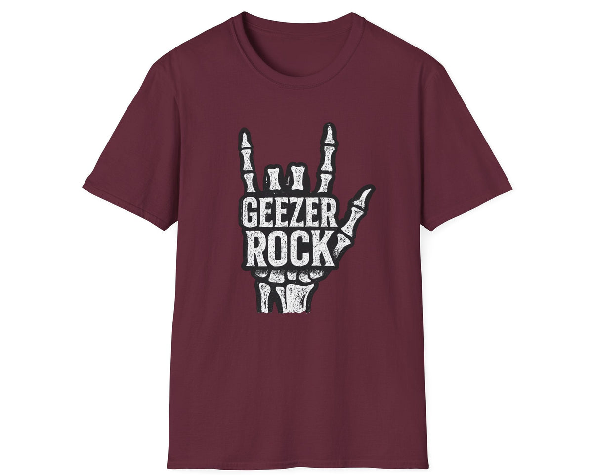 Geezer Rock Skeleton Tee - Gildan Softstyle
