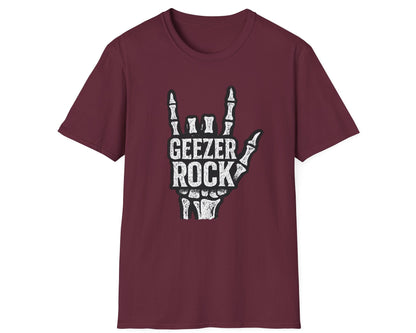 Geezer Rock Skeleton Tee - Gildan Softstyle