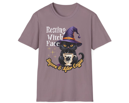 Resting Witch Face Tee - Gildan Softstyle