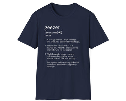 Geezer Definition Tee - Gildan Softstyle