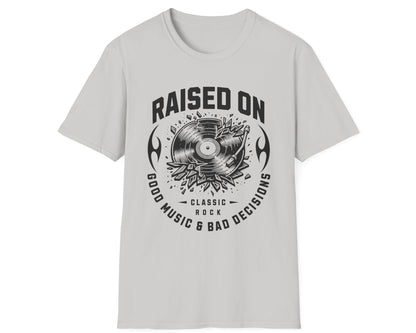 Good Music & Bad Decisions Tee - Front Graphic - Gildan Softstyle