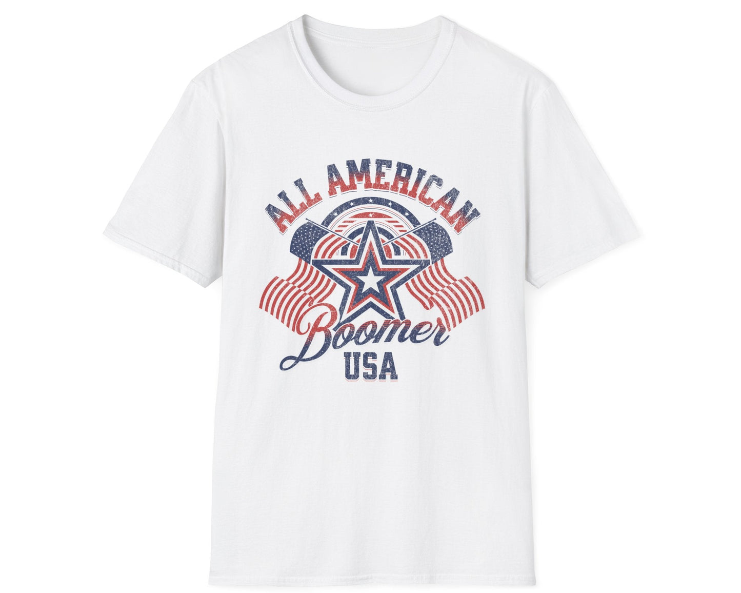 All American Boomer Tee - Gildan Softstyle