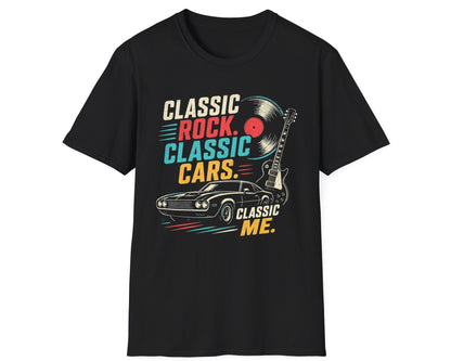 Classic Rock, Cars, Me Tee - Gildan Softstyle
