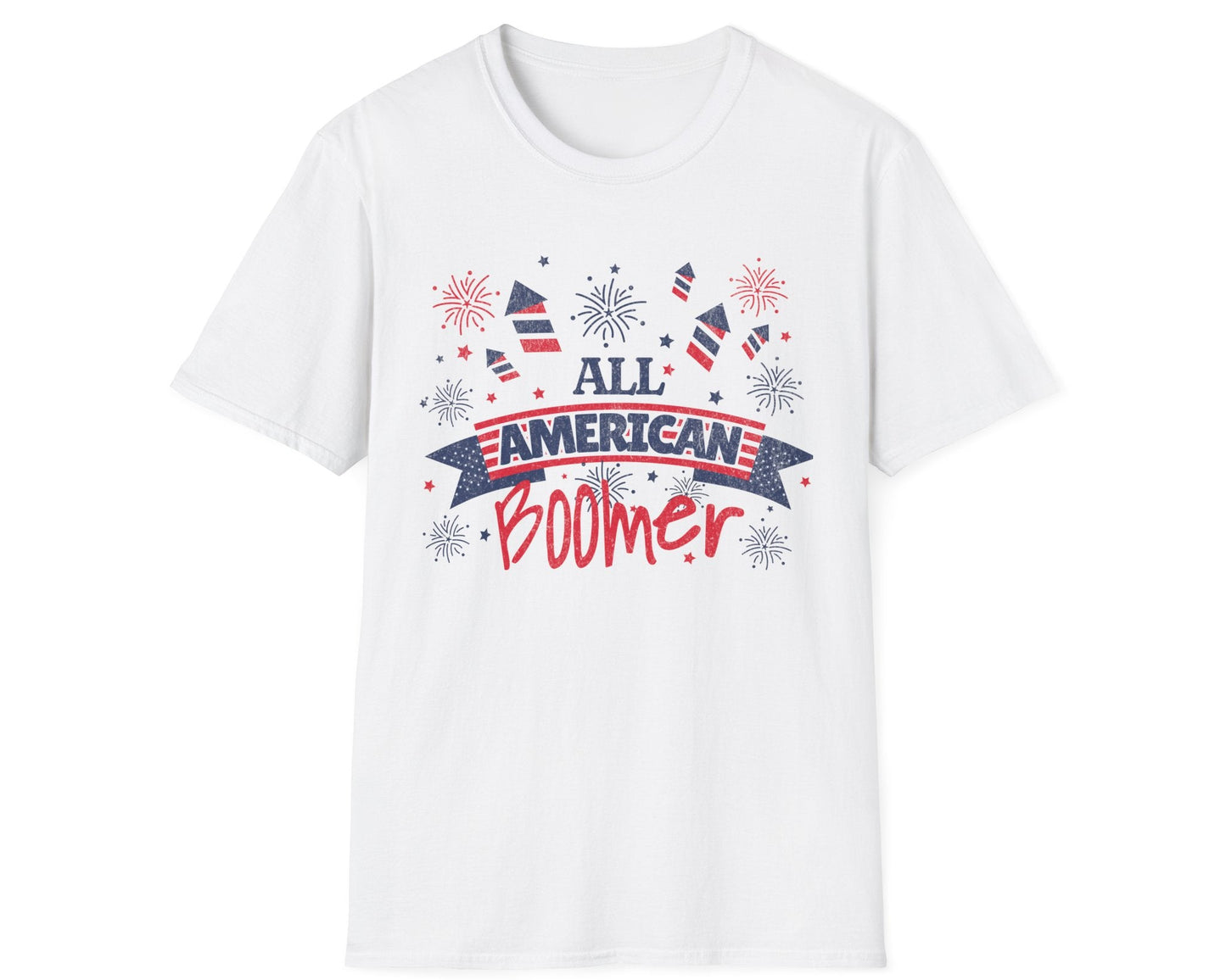 All American Boomer Tee - Gildan Softstyle