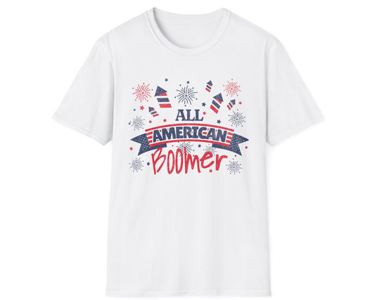 All American Boomer Tee - Gildan Softstyle