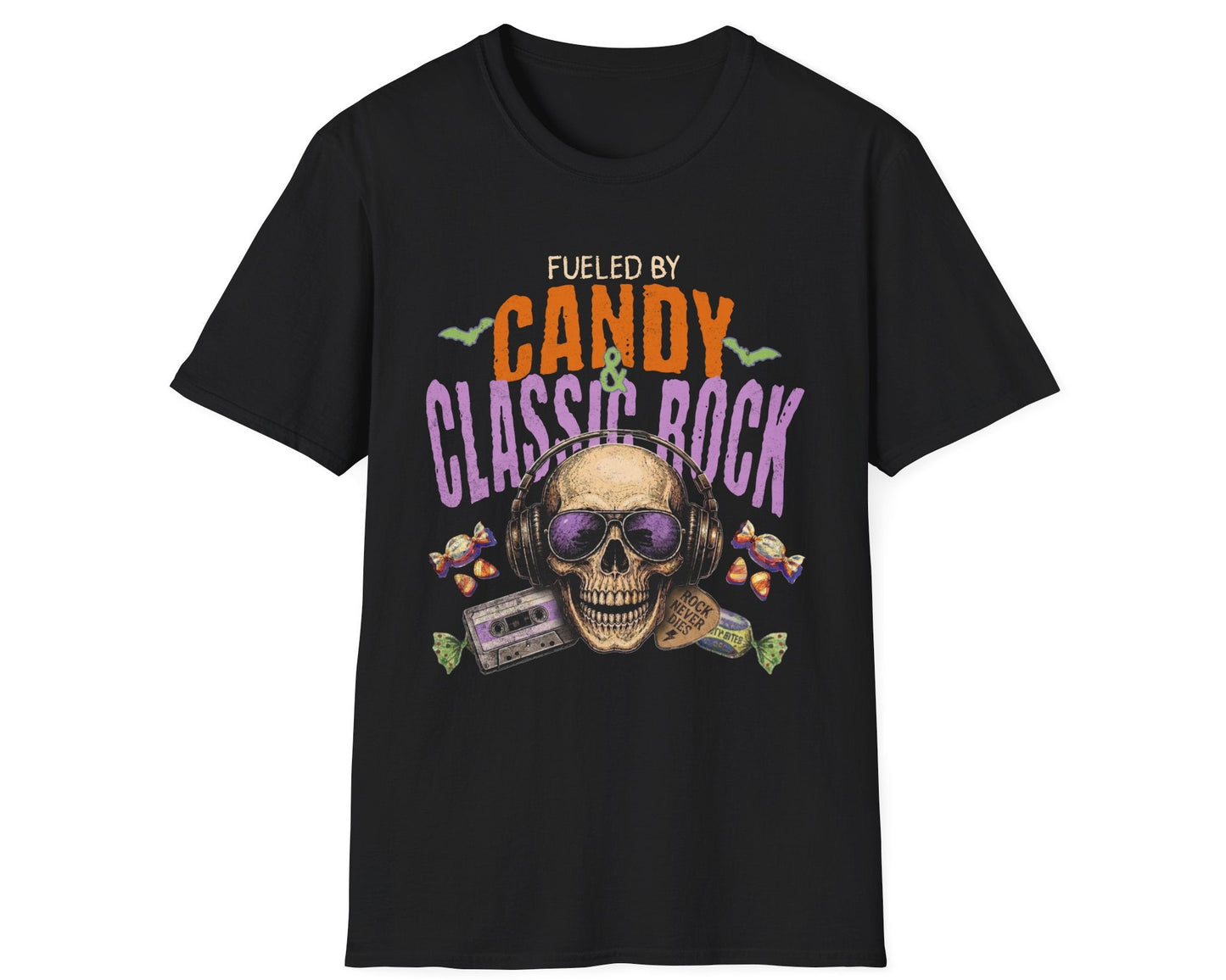 Candy Rock Halloween Tee - Gildan Softstyle