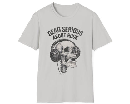 Serious Rock Skull Tee - Gildan Softstyle