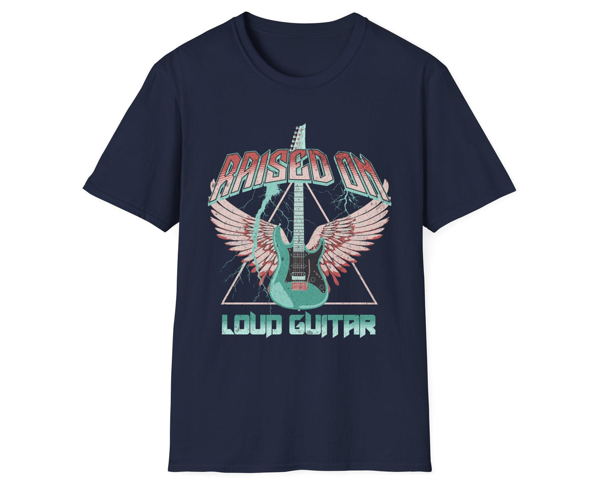 Loud Retro Guitar Tee - Gildan Softstyle