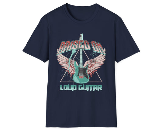 Loud Retro Guitar Tee - Gildan Softstyle