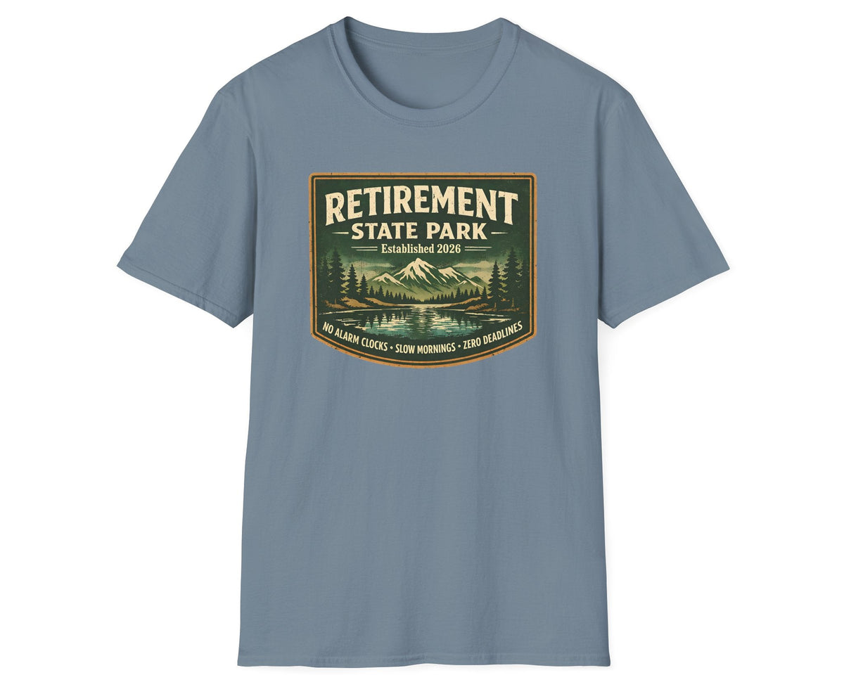 Retirement State Park Tee - Gildan Softstyle