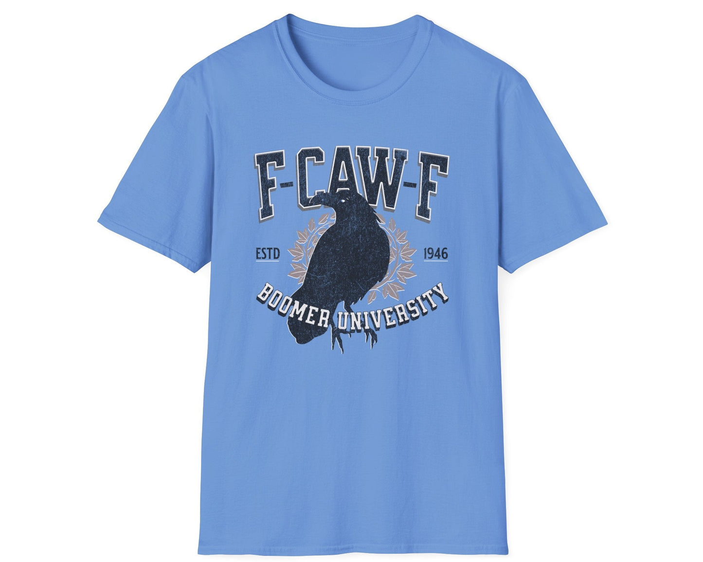 F-Caw-F Gen X University Crow Tee - Gildan Softstyle