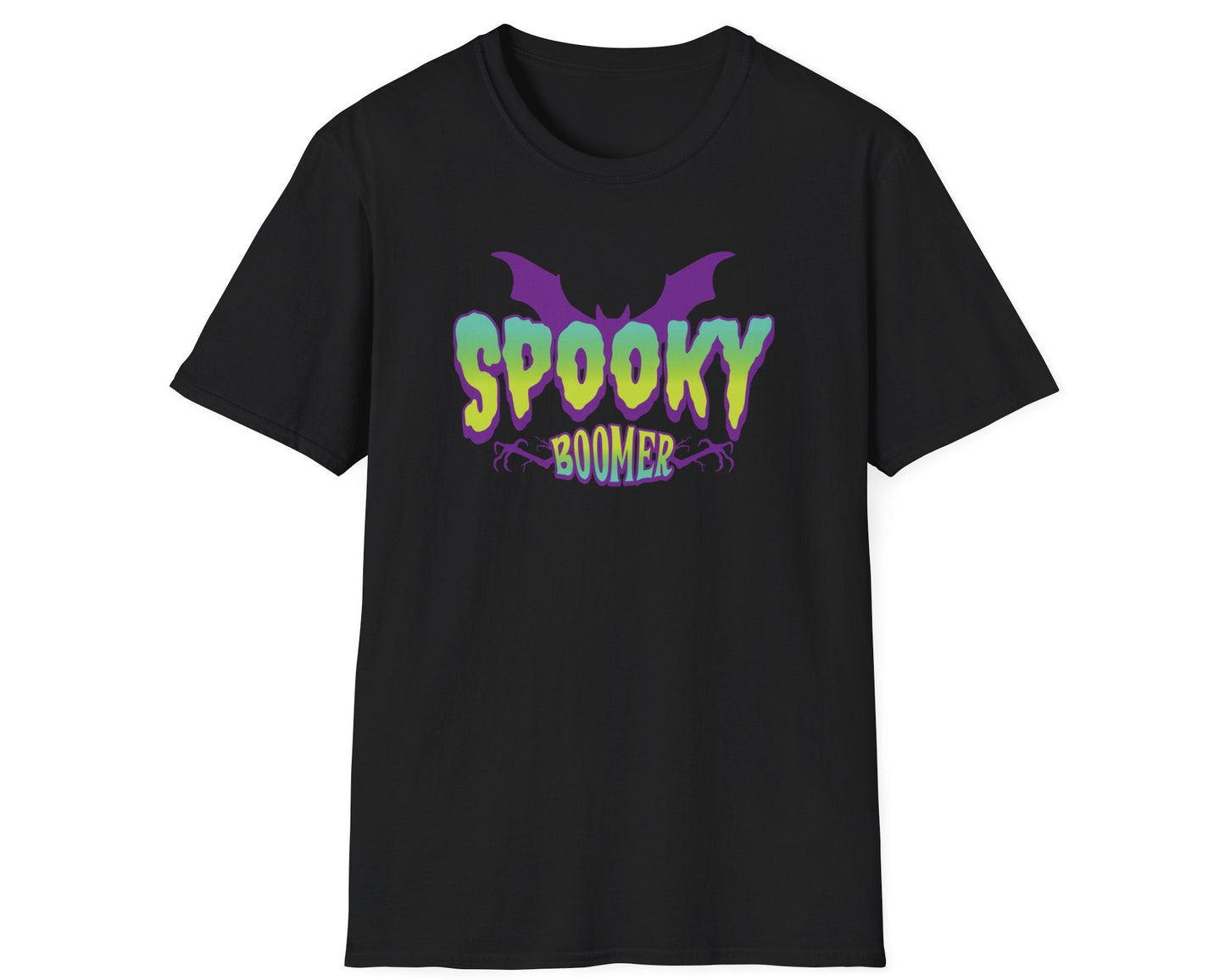Spooky Boomer Halloween Tee - Gildan Softstyle