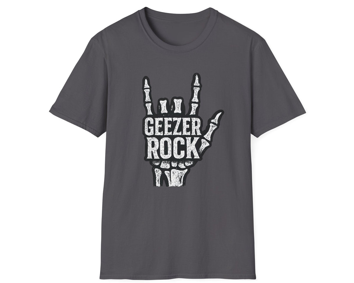 Geezer Rock Skeleton Tee - Gildan Softstyle