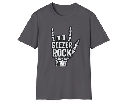 Geezer Rock Skeleton Tee - Gildan Softstyle