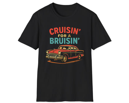 Vintage Cruisin' for a Bruisin' Classic Car Tee - Gildan Softstyle