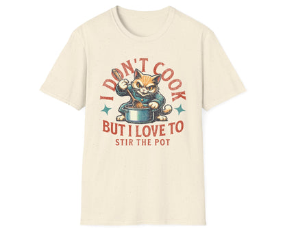 Stir the Pot Cat Tee - Gildan Softstyle