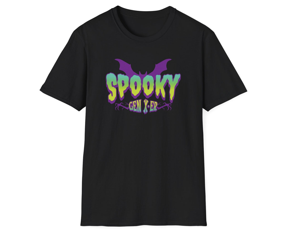 Spooky Gen Xer Halloween Tee - Gildan Softstyle