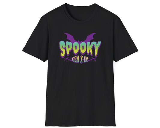 Spooky Gen Xer Halloween Tee - Gildan Softstyle