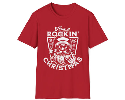 Rockin' Santa Tee - Gildan Softstyle