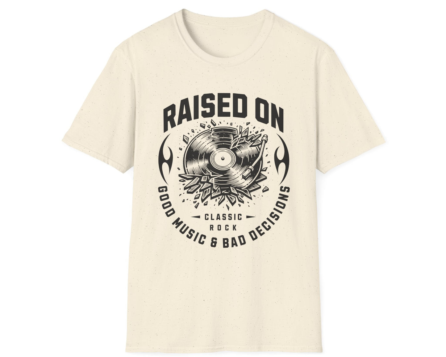 Good Music & Bad Decisions Tee - Front Graphic - Gildan Softstyle