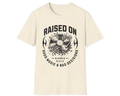 Good Music & Bad Decisions Tee - Front Graphic - Gildan Softstyle