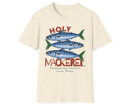 Holy Mackerel Growing Old Tee - Gildan Softstyle