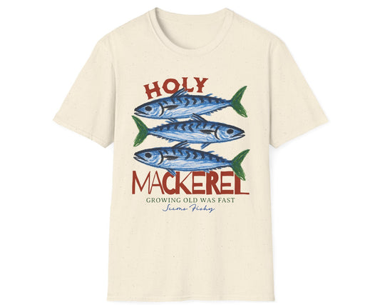 Holy Mackerel Growing Old Tee - Gildan Softstyle