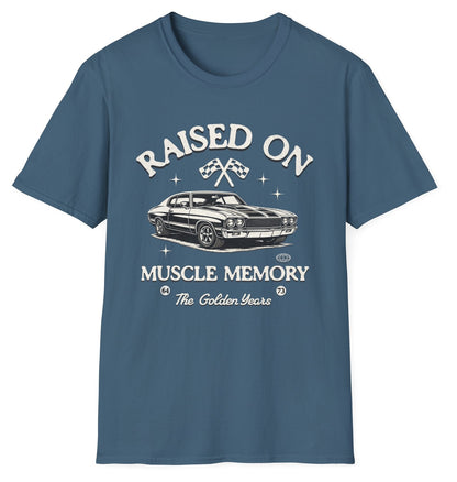 Raised on Muscle Memory Tee - Gildan Softstyle