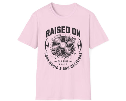 Good Music & Bad Decisions Tee - Front Graphic - Gildan Softstyle