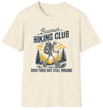 Boomer Hiking Club Skeleton - Gildan Softstyle
