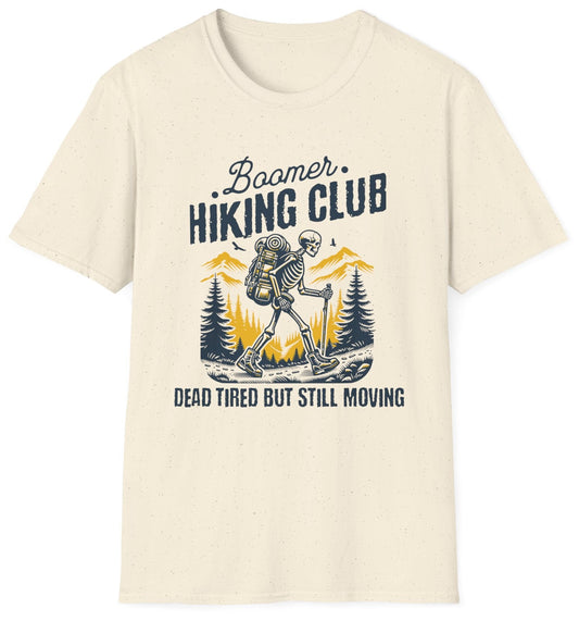 Boomer Hiking Club Skeleton - Gildan Softstyle