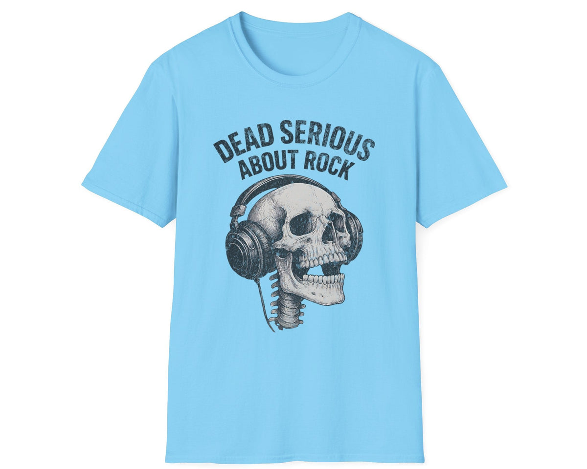 Serious Rock Skull Tee - Gildan Softstyle