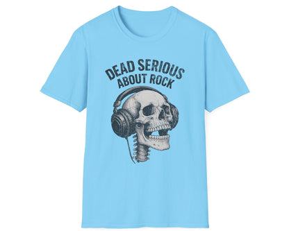Serious Rock Skull Tee - Gildan Softstyle