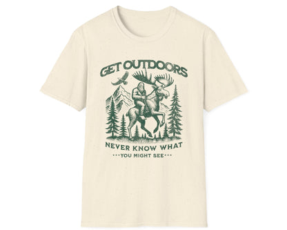 Get Outdoor Sasquatch Tee - Gildan Softstyle