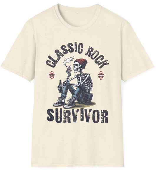 Classic Rock Survivor Tee - Gildan Softstyle