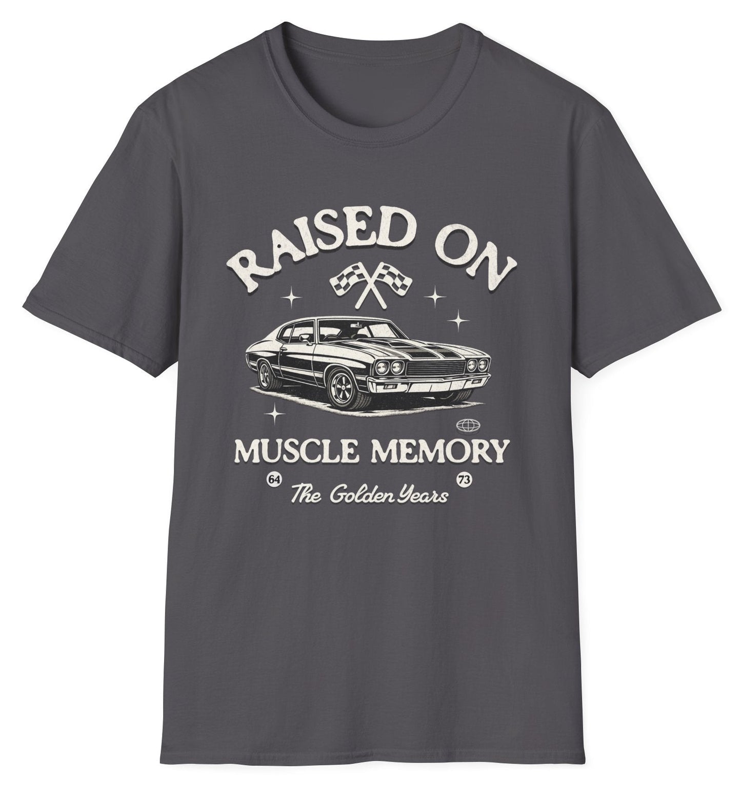 Raised on Muscle Memory Tee - Gildan Softstyle
