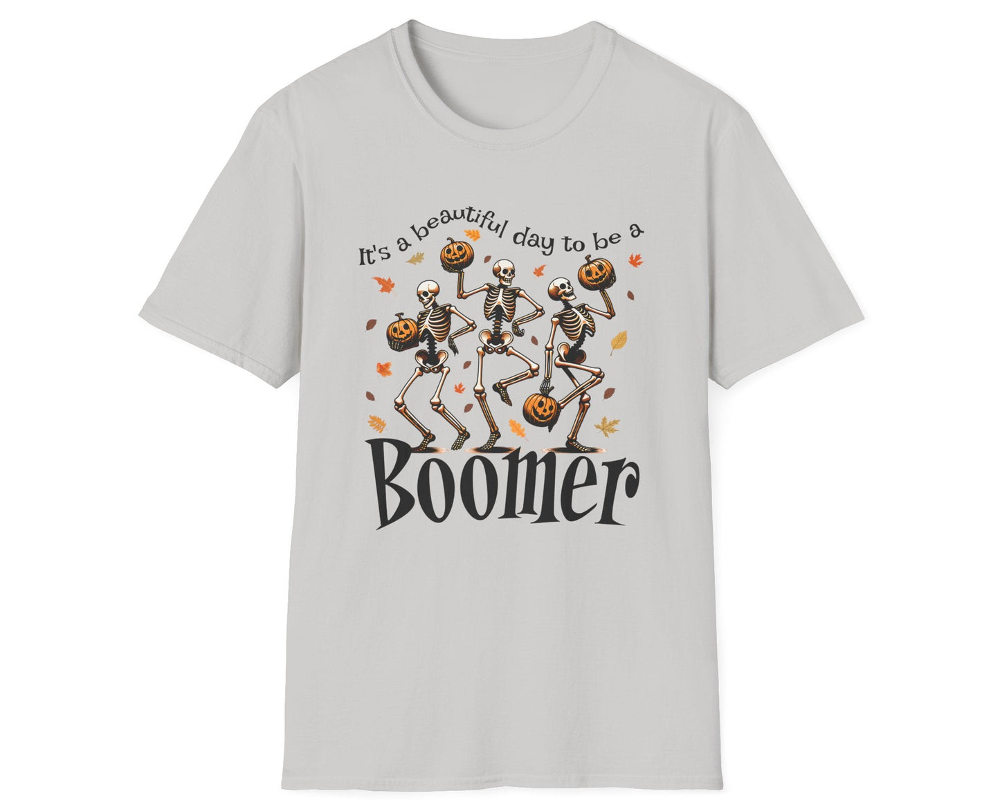 Beautiful Boomer Skeleton Tee - Gildan Softstyle